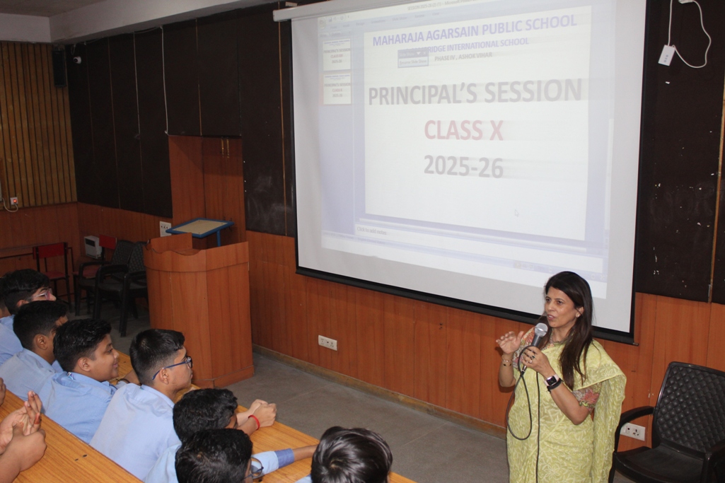Principal's Insightful Session Guides Class X Towards Academic ...